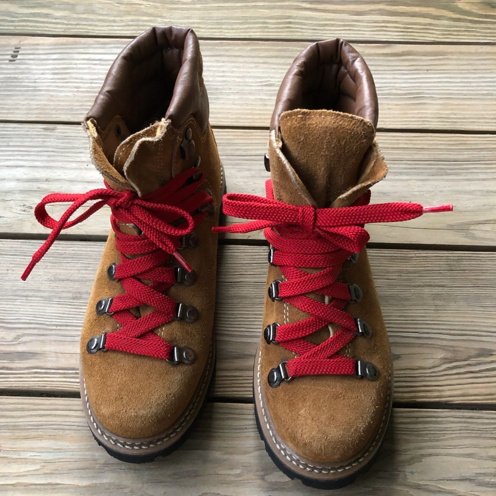 Vintage Colorado Suede Leather Brown Hiking Boots
